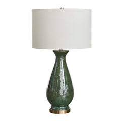 Colestin Deep Green Table Lamp - Ornate Home