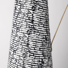 Colette Black/White Large Patterned Vase - Ornate Home