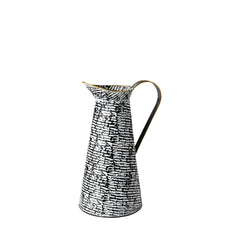 Colette Black/White Small Patterned Vase - Ornate Home