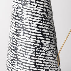 Colette Black/White Small Patterned Vase - Ornate Home