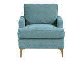 Colette Blue Accent Chair - Ornate Home