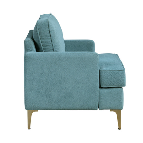 Colette Blue Accent Chair - Ornate Home