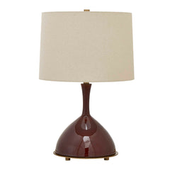 Colette Burgundy Table Lamp - Ornate Home