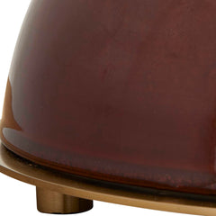 Colette Burgundy Table Lamp - Ornate Home