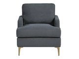 Colette Dark Gray Accent Chair - Ornate Home