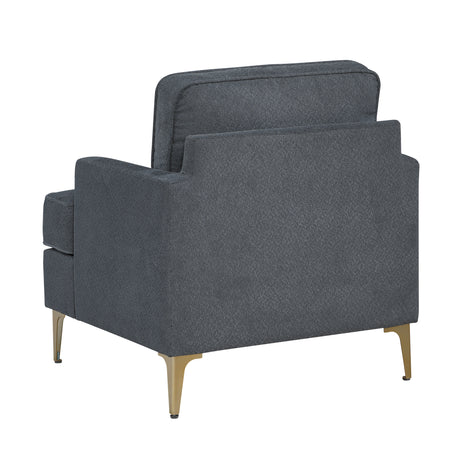 Colette Dark Gray Accent Chair - Ornate Home