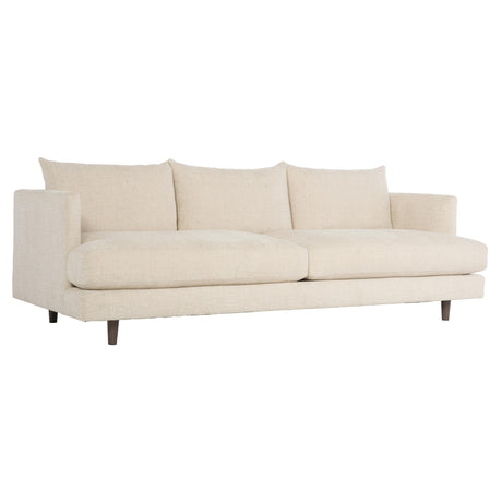 Colette White/Cream Fabric Sofa - Ornate Home