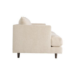 Colette White/Cream Fabric Sofa - Ornate Home