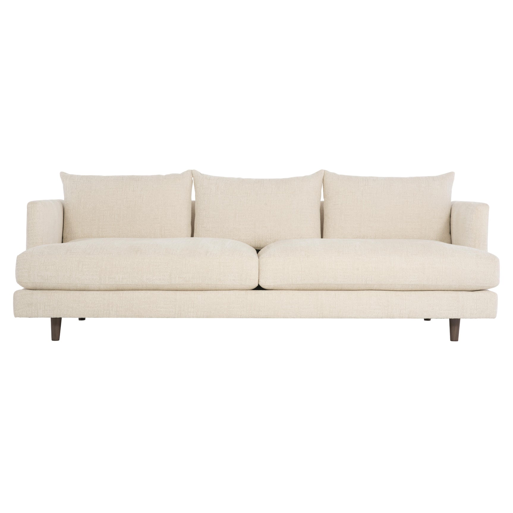 Colette White/Cream Fabric Sofa - Ornate Home