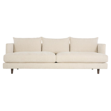 Colette White/Cream Fabric Sofa - Ornate Home