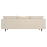 Colette White/Cream Fabric Sofa - Ornate Home