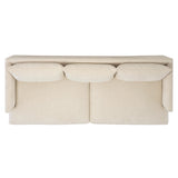 Colette White/Cream Fabric Sofa - Ornate Home