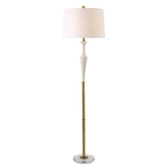 Colette White Stone Floor Lamp - Ornate Home