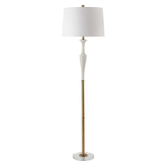 Colette White Stone Floor Lamp - Ornate Home
