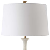 Colette White Stone Floor Lamp - Ornate Home