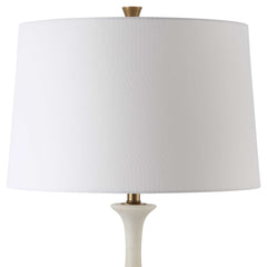Colette White Stone Floor Lamp - Ornate Home