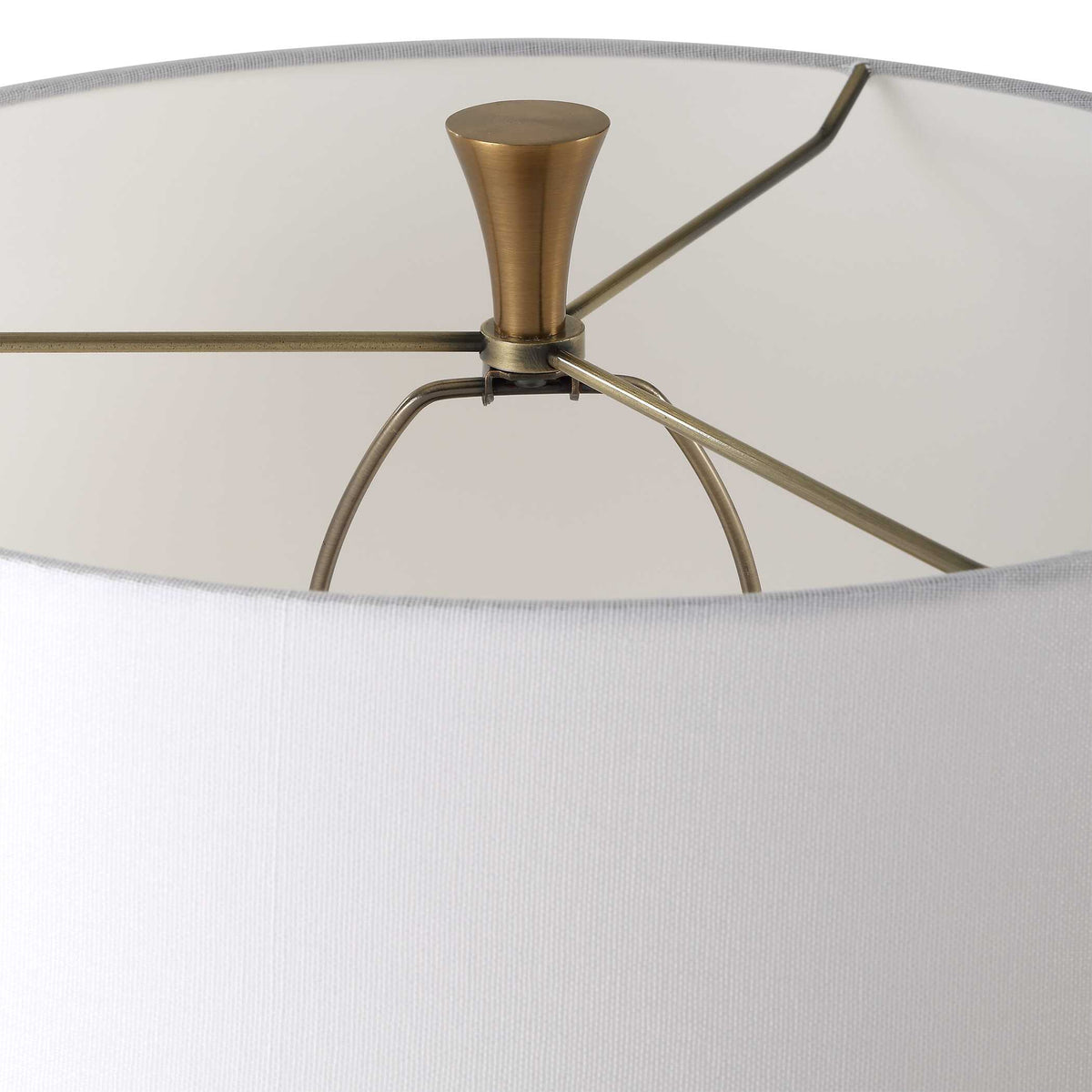 Colette White Stone Floor Lamp - Ornate Home