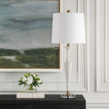 Colette White Stone Table Lamp - Ornate Home