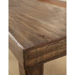 Colettte Rustic Oak 58" Small Bench - Ornate Home