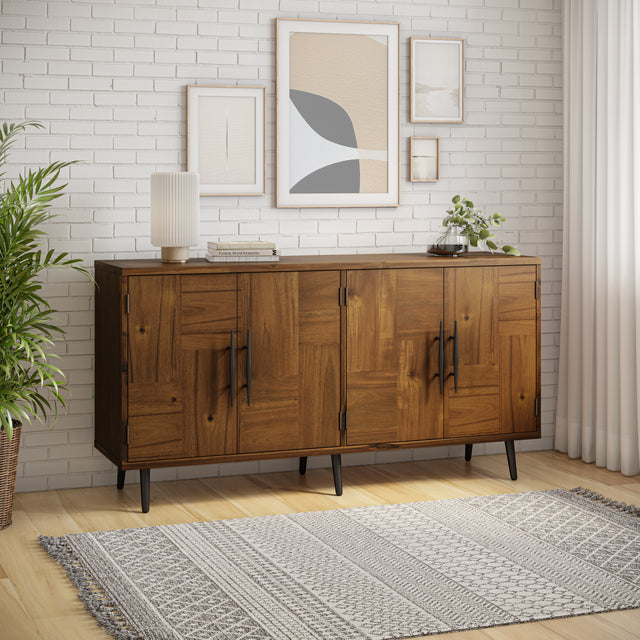 Colhane Cedar 4 Door Acccent Cabinet - Ornate Home
