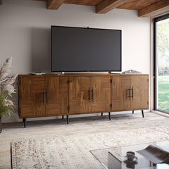 Colhane Cedar 6 Door Acccent Cabinet - Ornate Home