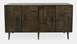Colhane Walnut 4 Door Acccent Cabinet - Ornate Home