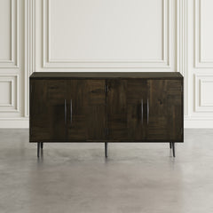 Colhane Walnut 4 Door Acccent Cabinet - Ornate Home