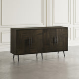Colhane Walnut 4 Door Acccent Cabinet - Ornate Home