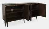 Colhane Walnut 4 Door Acccent Cabinet - Ornate Home