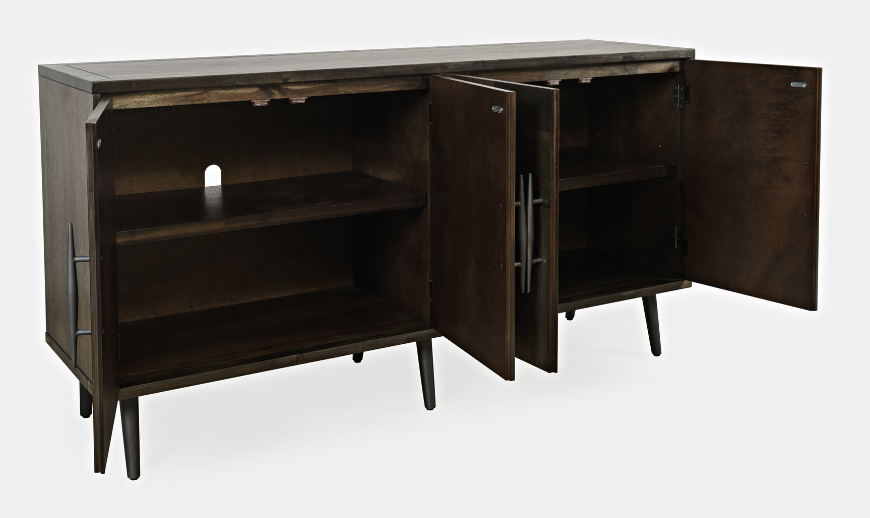 Colhane Walnut 4 Door Acccent Cabinet - Ornate Home