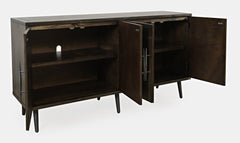 Colhane Walnut 4 Door Acccent Cabinet - Ornate Home