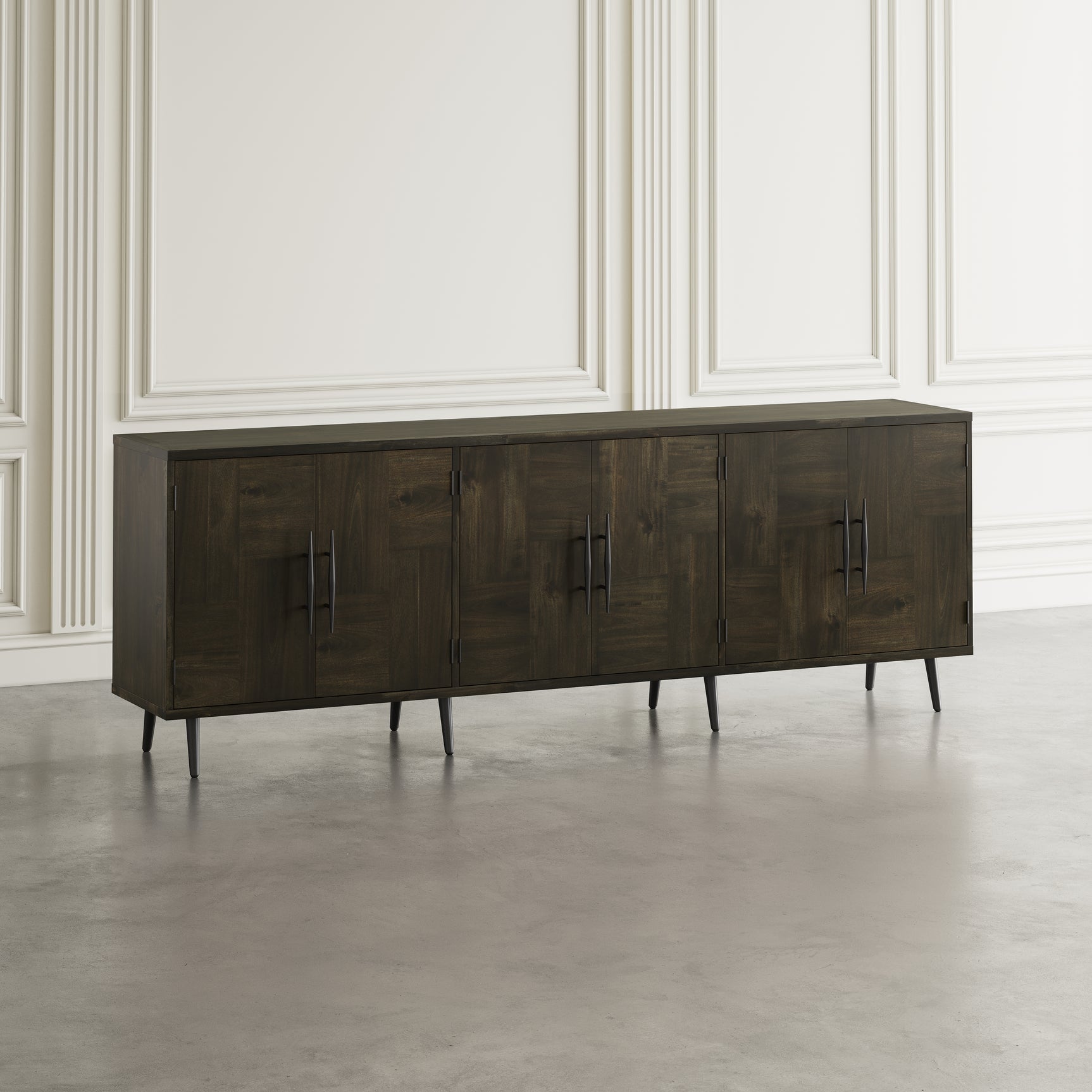Colhane Walnut 6 Door Acccent Cabinet - Ornate Home