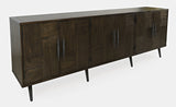 Colhane Walnut 6 Door Acccent Cabinet - Ornate Home