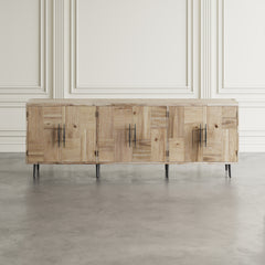 Colhane Wash 6 Door Acccent Cabinet - Ornate Home