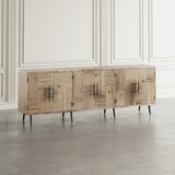 Colhane Wash 6 Door Acccent Cabinet - Ornate Home