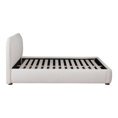 Colin Beige Queen Bed - Ornate Home