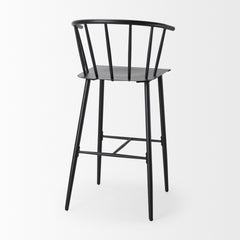 Colin Black Metal Bar Stool - Ornate Home