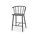Colin Black Metal Counter Stool - Ornate Home
