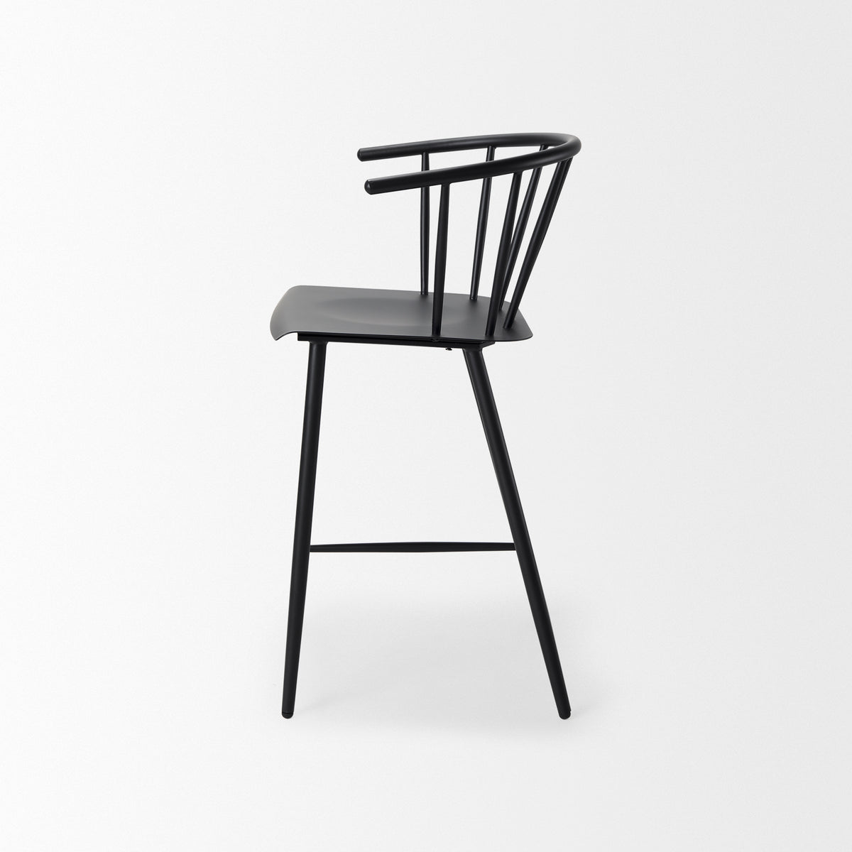 Colin Black Metal Counter Stool - Ornate Home