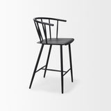 Colin Black Metal Counter Stool - Ornate Home