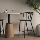 Colin Black Metal Counter Stool - Ornate Home
