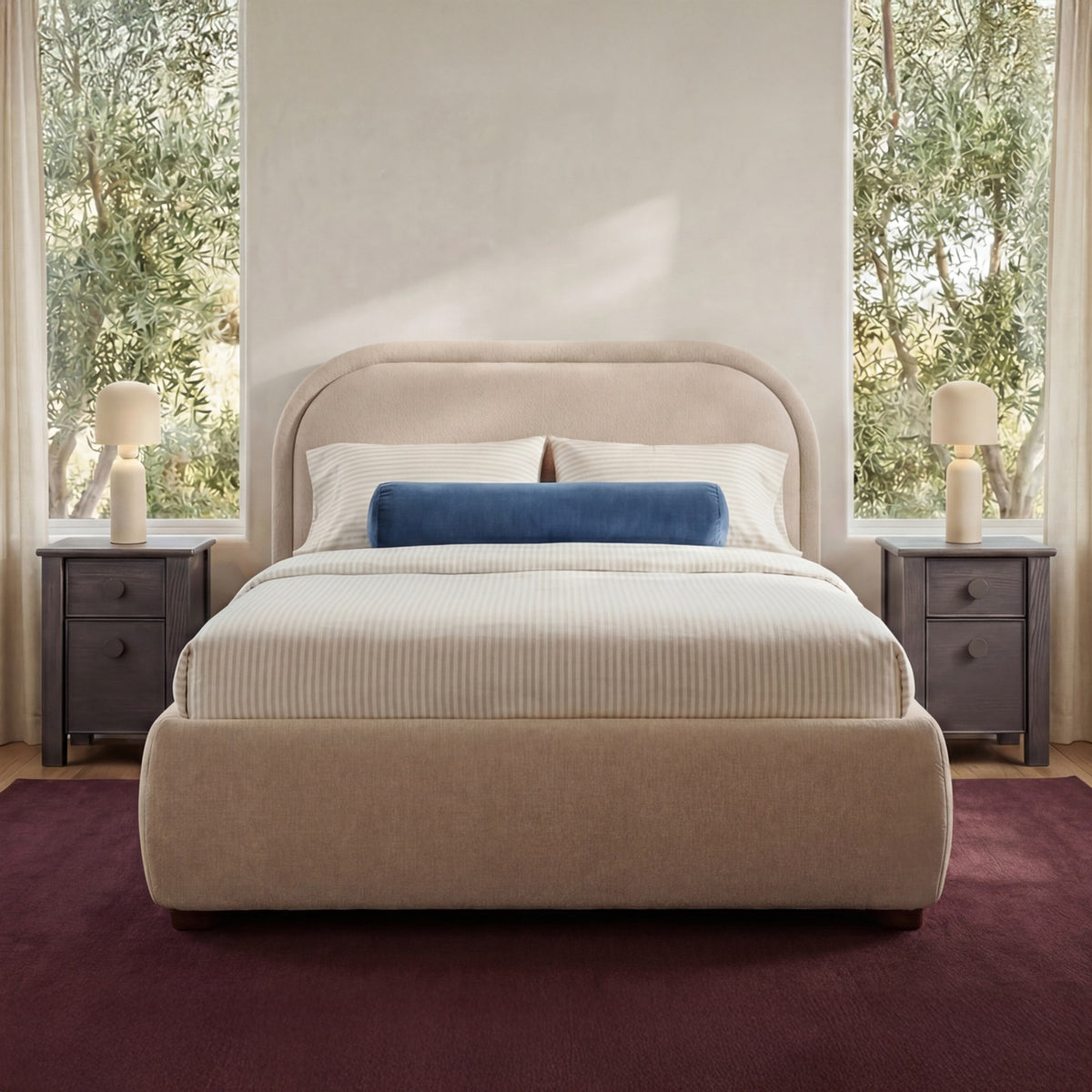 Colin Light Brown Twin Bed - Ornate Home