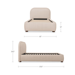 Colin Light Brown Twin Bed - Ornate Home