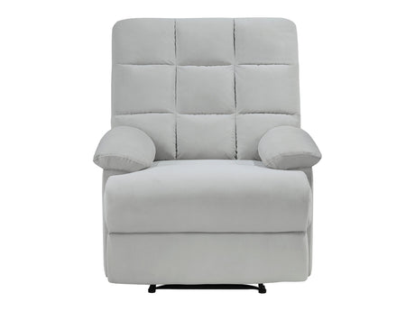 Colin Light Gray Reclining Chair - Ornate Home