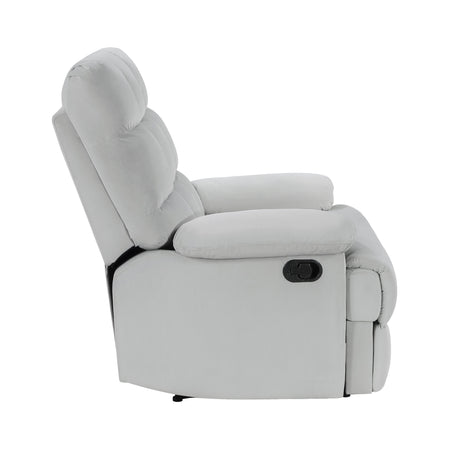 Colin Light Gray Reclining Chair - Ornate Home
