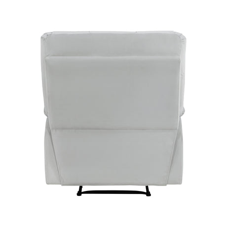 Colin Light Gray Reclining Chair - Ornate Home