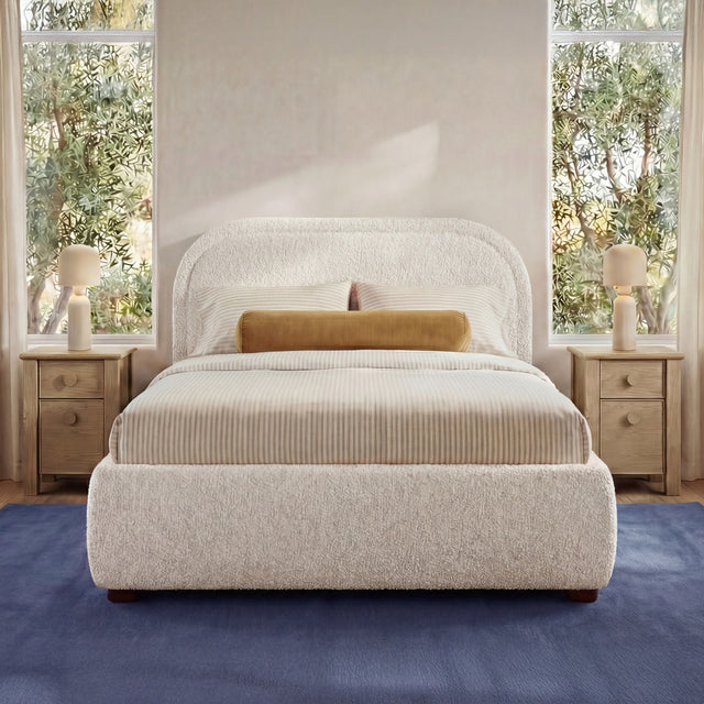 Colin Oatmeal Twin Bed - Ornate Home