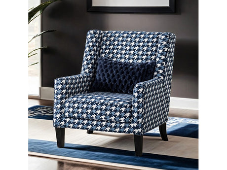 Colindale Gray/Blue Chair - Ornate Home