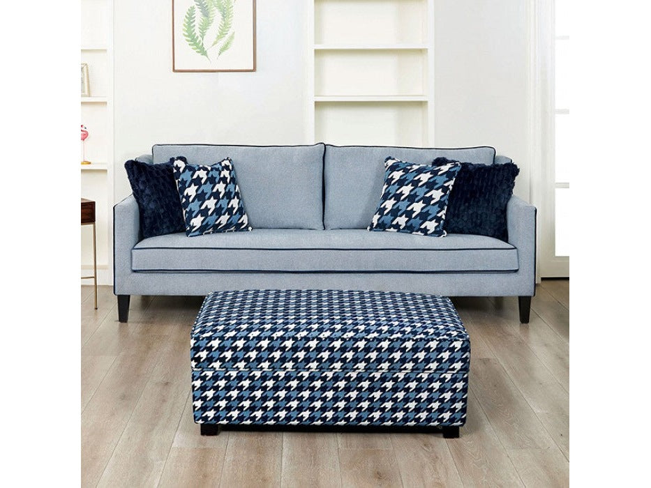 Colindale Gray/Blue Sofa - Ornate Home