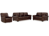 Colleton Brown Sofa, Loveseat and Recliner - Ornate Home